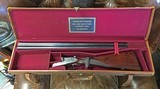 Charles Ingram,
of Glasgow Scotland ~ A very nice and cased high quality sidelock ~ Check out the crisp Rose and Scroll - 10 of 10