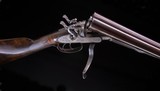 J.D. Dougall 12g. Jones Under lever double with stunning marble cake wood....... Experience the thrill of shooting a quality English hammer gun! - 1 of 8