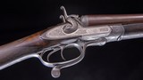 J.D. Dougall 12g. Jones Under lever double with stunning marble cake wood....... Experience the thrill of shooting a quality English hammer gun! - 3 of 8
