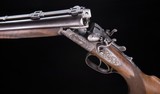 German
hammer Drilling in 16/16 over 9.3x72R rifle ~ Features wonderful game scene engraving - 12 of 15