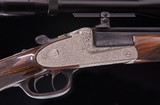 Josef Winlker ~Ferlach, Austria ~ An outstanding Sidelock single shot stalking rifle in a very nice metric caliber - 9 of 12