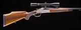 Josef Winlker ~Ferlach, Austria ~ An outstanding Sidelock single shot stalking rifle in a very nice metric caliber - 2 of 12