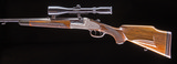 Josef Winlker ~Ferlach, Austria ~ An outstanding Sidelock single shot stalking rifle in a very nice metric caliber - 3 of 12