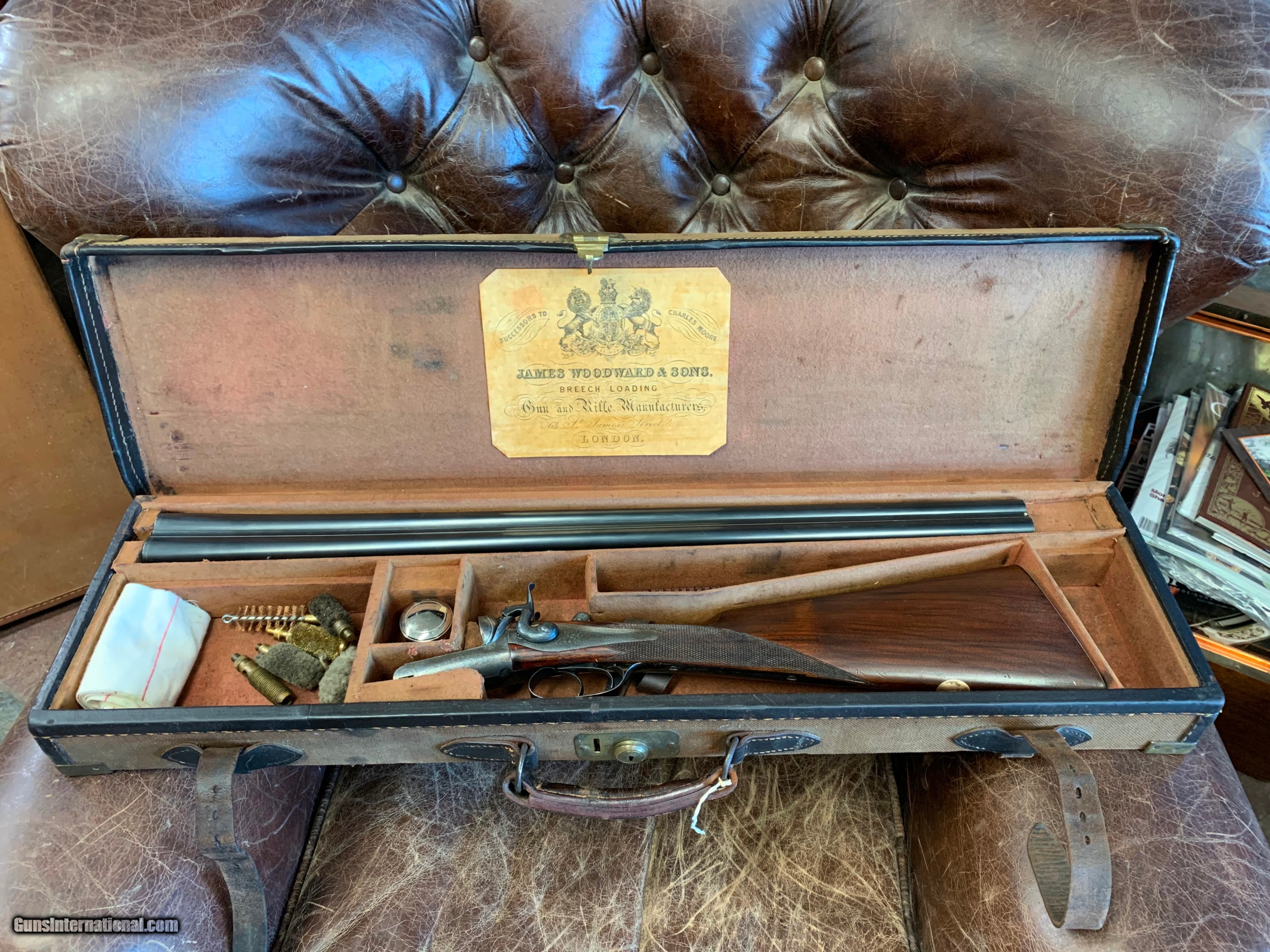 James Woodward top lever rebounding hammer London gun