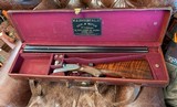 W. J. Jeffery 16g Sidelock with Woodward style fences cased in a Jeffery vintage case - 9 of 10