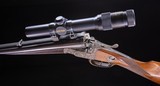 Rasch Double rifle in coveted 7x57R with second barrel set in 16g. x 16g. ~ What a great combination - 8 of 9