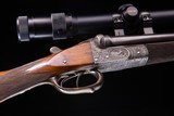 Rasch Double rifle in coveted 7x57R with second barrel set in 16g. x 16g. ~ What a great combination - 5 of 9