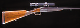 Rasch Double rifle in coveted 7x57R with second barrel set in 16g. x 16g. ~ What a great combination - 1 of 9