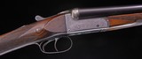 WJ Jeffrey 16g. boxlock ejector with 28" barrels
~
A very nice gun with a long LOP
~ Dates from 1936 - 1 of 8