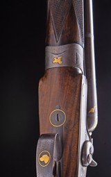 J. Purdey & Sons bar in wood hammer double with upgraded engraving and 28" sleeved in the UK barrels ~ check out the pictures! - 4 of 8