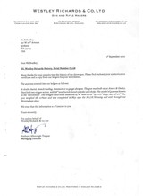 Westley Richards "Heronshaw" Model with excellent Celtic engraving and Westley features - 9 of 11