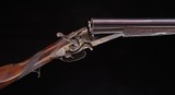 English 28g. hammer gun with very nice sidelever ~ Note it has a 30" nitro proofed barrel! - 8 of 8