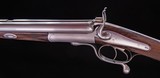 Alex Henry Double Rifle ~ Never finished ~ In the white ~ Pilfered from the Alex Henry workshop before it was finished? - 5 of 8