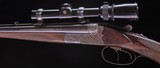 German hammerless double rifle in 9x57R ~ A quality pre WWII double rifle with many nice features - 4 of 9