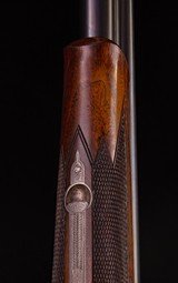 Friedrich Wilhelm Kessler German double rifle drilling in 35 Winchester over 12g. - 5 of 9