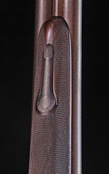 John Rigby & Co Rising Bite Sidelock in its makers case with tools ~ Stunning nitro Damascus barrels - 7 of 12