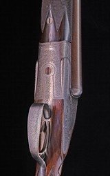 John Rigby & Co Rising Bite Sidelock in its makers case with tools ~ Stunning nitro Damascus barrels - 6 of 12