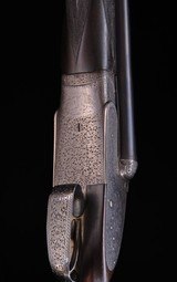 Charles Boswell 12g sidelock withsuperb wood and engraving ~ Check out the pigeons on the bottom of the action! - 6 of 8