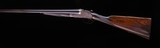 Charles Boswell 12g sidelock withsuperb wood and engraving ~ Check out the pigeons on the bottom of the action! - 1 of 8