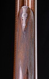 F.T. Baker 16ga Boxlock from before 1899 so we can ship direct.Super 30"Nitro Damascus barrels - 7 of 8