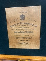 Westley Richards matched pair in their deluxe oak and leather case - 10 of 12