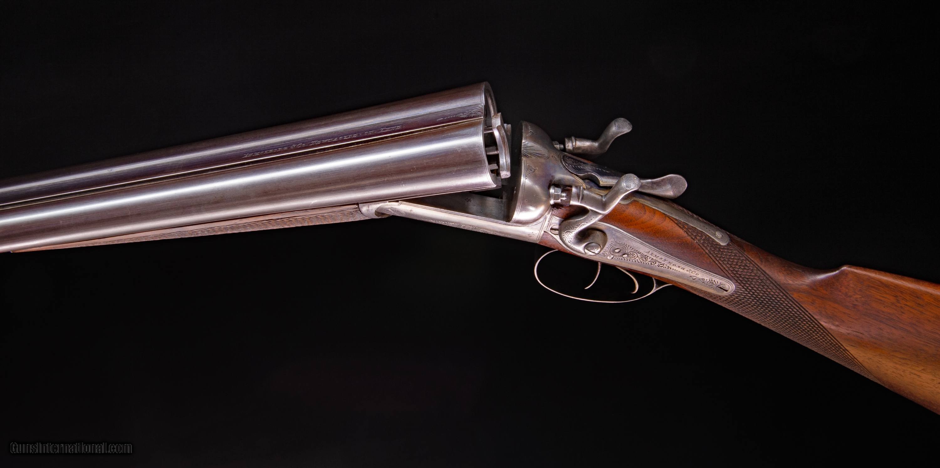 Armstrong & Co. back action rebounding hammer and nitro proofed No