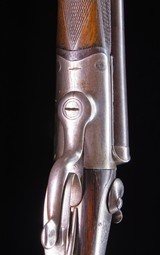 Job Trevitt ~ A small maker English hammer double with good dimensions and 2 3/4" nitro proof - 4 of 8