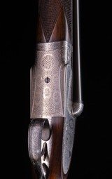 Boss & Co. Sidelockin its makers oak and leather case ~ two barrel set - 8 of 12