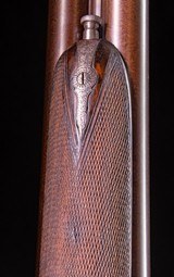 JD Dougall with a thin barrel 5\' from the muzzle (where there is little pressure) and with recent 2 3/4" nitro proofs - 7 of 8