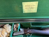 John Robertson (Boss & Co.) 16g boxlock in its makers case ~ - 10 of 11