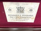 Holland & Holland super unique and ergonomic self cocking hammer double ~ Makers Case! - 12 of 12