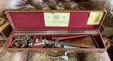 Holland & Holland super unique and ergonomic self cocking hammer double ~ Makers Case! - 10 of 12