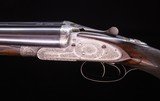 Henry Morrow & Co. of Halifax and Harrogate ~ a beautifully engraved sidelock with great dimensions and original 2 3/4"chambers - 4 of 8
