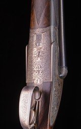 William Evans 63 Pall Mall ~ High grade 16g. sidelock stocked for the right shoulder and the left eye.We call these "Cross eyed stock" gun - 6 of 9