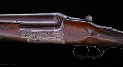Charles Lancaster 12g Over/Under Scalloped Boxlock Ejector~ This is a really cool gun from 1907! - Image 5 of 8