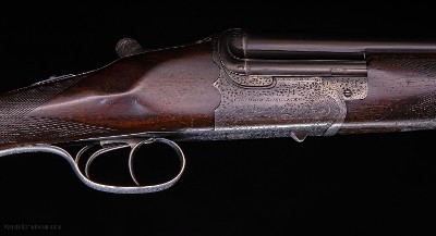 Charles Lancaster 12g Over/Under Scalloped Boxlock Ejector~ This is a really cool gun from 1907! - Image 3 of 8
