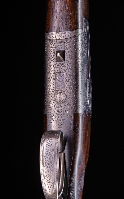 Charles Lancaster 12g Over/Under Scalloped Boxlock Ejector~ This is a really cool gun from 1907! - Image 6 of 8