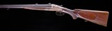 J. P. Sauer & Sohn true Sidelock drilling with coveted rifle side cock ~ 16gx16g/9.3x72R
