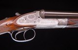 Joseph Lang of London Sidelock with super engraving and wood ~ 2 3/4" nitro proofs and pre 1899 so can ship direct - 6 of 8