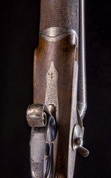 Faure Le Page 20g. bar in wood hammer doubles built for Royalty ~ This is the sweetest handling little 20g, hammer or hammerless, that we have ever... - 10 of 12