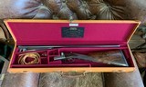 Westley Richards high grade boxlock with game scenes in its makers case @ 1951 ~ 2 3/4" proofed - 1 of 10