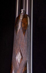 Westley Richards high grade boxlock with game scenes in its makers case @ 1951 ~ 2 3/4" proofed - 7 of 10