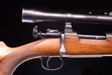 John Rigby & Co .275 from 1934
with original scope and also classic Rigby bolt peep sight - 3 of 10