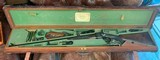 Alex Henry falling block with Edinburgh Patent Nos. 1499 & 383 in its rare makers case ~ with extra original target set trigger - 12 of 12