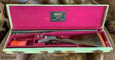 Churchill Field grade Sidelock in its maker\'s case ~ These are wonderfully well-balanced Sidelocks - Image 8 of 9