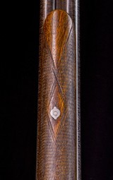 Belgium 28g. hammer gun with no engraving but beautiful Damascus 31.5" barrels - 7 of 8