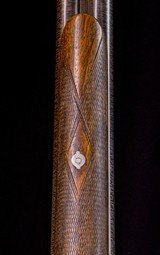 Belgium 28g. hammer gun with no engraving but beautiful Damascus 31.5" barrels - 7 of 8