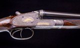 W.J. Jeffrey Sidelock with game scenes from 1904 with 2 3/4" nitro proofs - 4 of 8