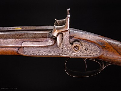 Le Page Double Rifle with octagon barrels ~ 14g. - Image 4 of 7