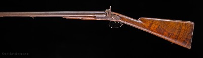 Le Page Double Rifle with octagon barrels ~ 14g.